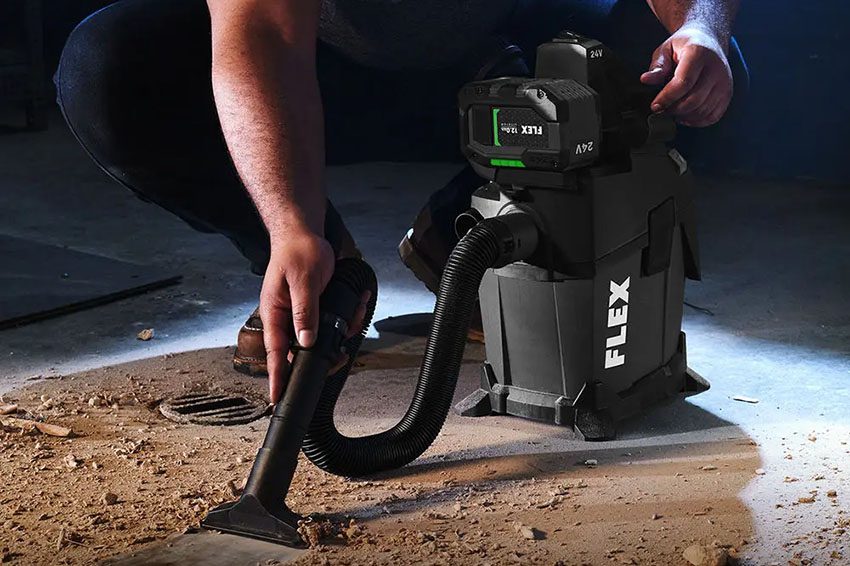 Flex 24V Cordless Compact Wet Dry Vacuum