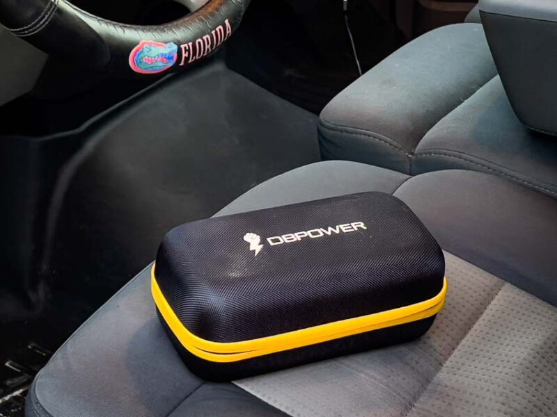 DBPower portable jump starter case