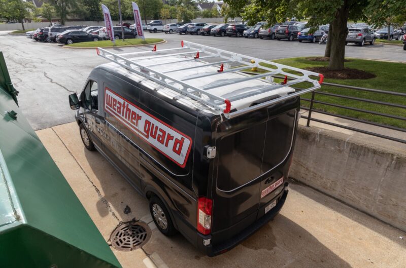 Weather Guard van with Safari Van Rack