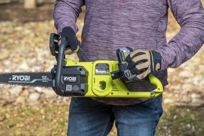 Ryobi chainsaw battery