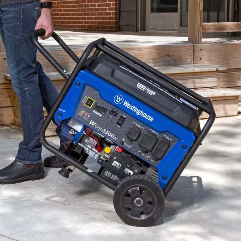 Best 5000-watt Portable Generator: Westinghouse 6600W WGen5300sc