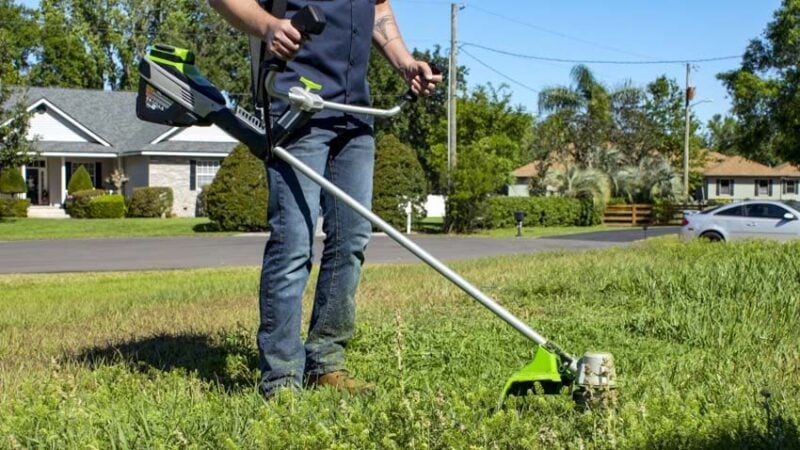 Greenworks 60V Bike Handle String Trimmer