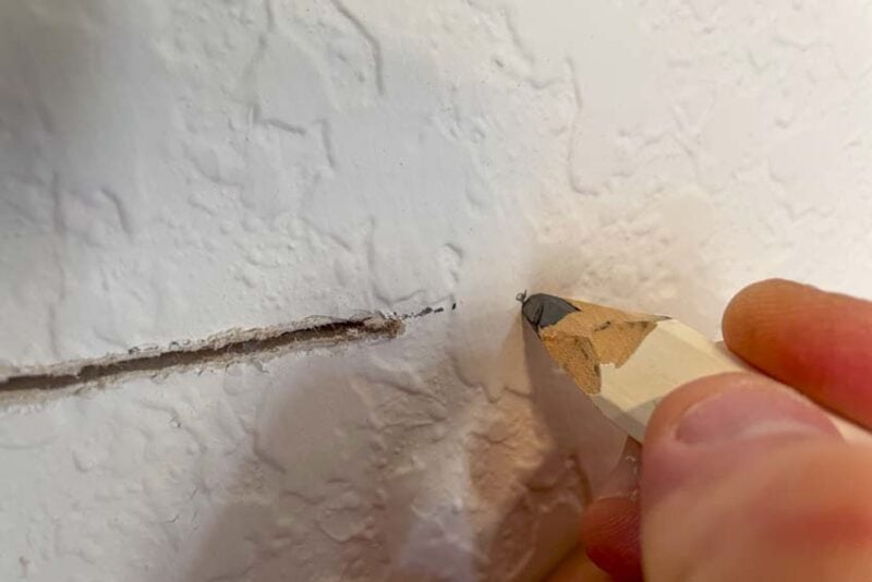 Marking 3/4-Inch to the Stud Center