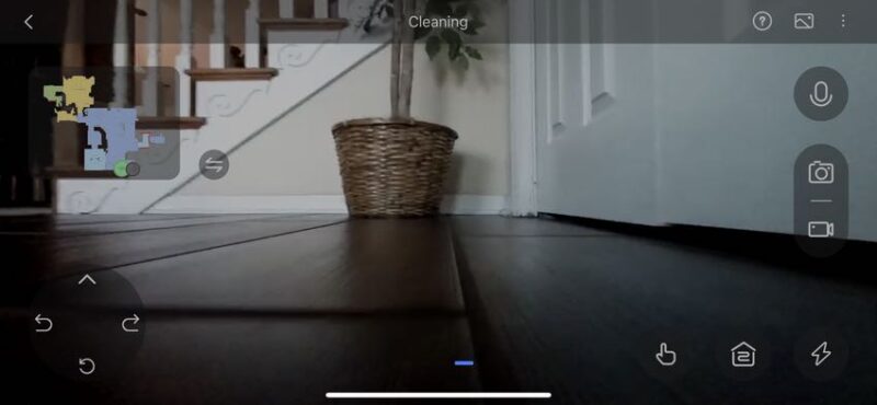 POV vacuum camera view