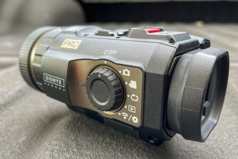 SiOnyx Aurora Pro Night Vision Camera Side Control Dial