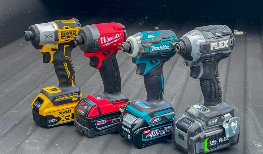 DeWalt Vs Milwaukee Vs Makita Vs Flex Impact Driver Review
