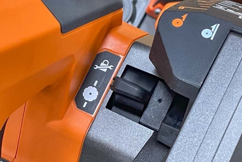 Blade Change Lock Lever