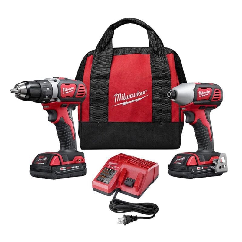 Milwaukee M18 Drill and Impact Driver Set (2691-22/2697-22CT)
