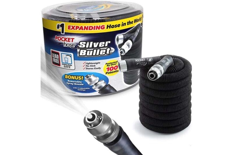 Pocket Hose Original Silver Bullet Lightweight Water Hose