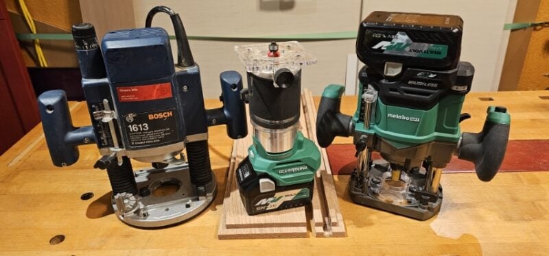 types of wood routers