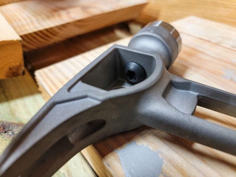 T45 Torx bolt on Stiletto TIB15MC Titanium Framing Hammer