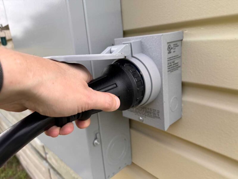 generator 50A inlet box