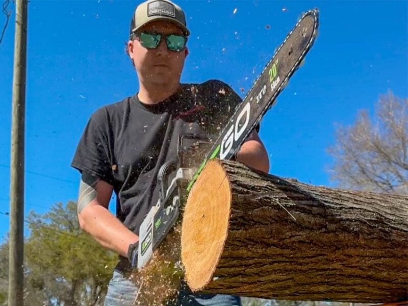 EGO 20-inch best battery chainsaw