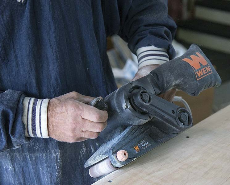 WEN 7-Amp 3 in. x 21 in. Corded Belt Sander 6321