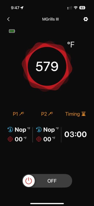 Monument Grills Bluetooth app control