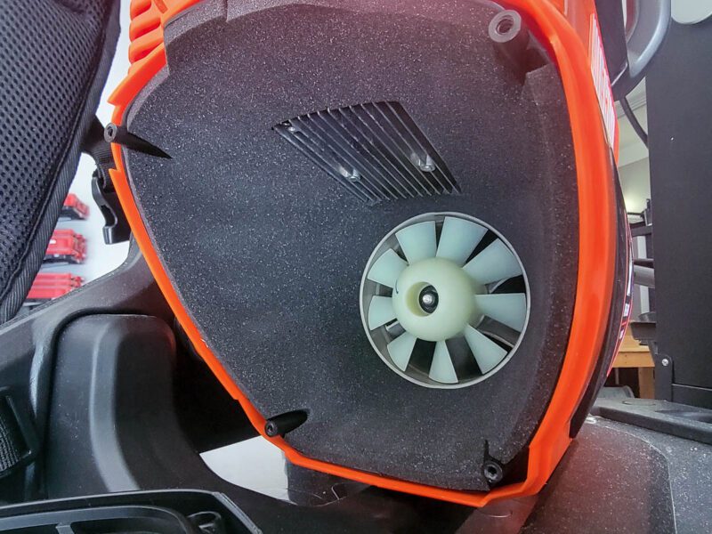 Foam-lined air intake