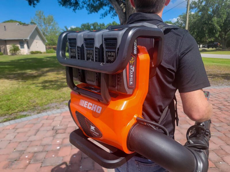 ECHO Battery-Powered Backpack Blower battery bay