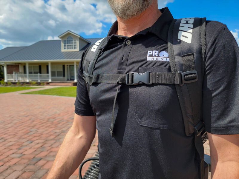 chest and shoulder straps