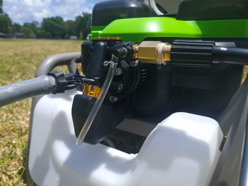 pump and water inlets