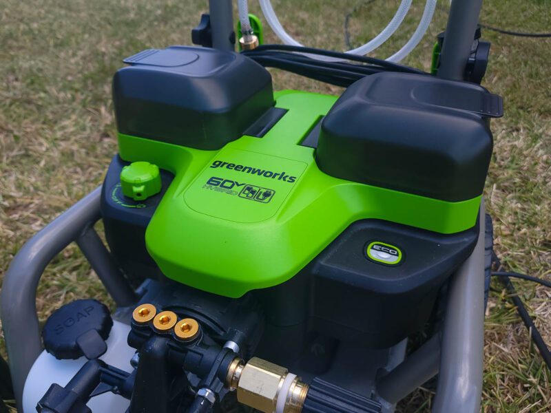 Power selection dial and ECO mode button