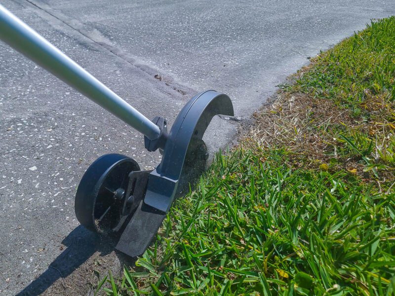 Trimmer head with sightline indicator