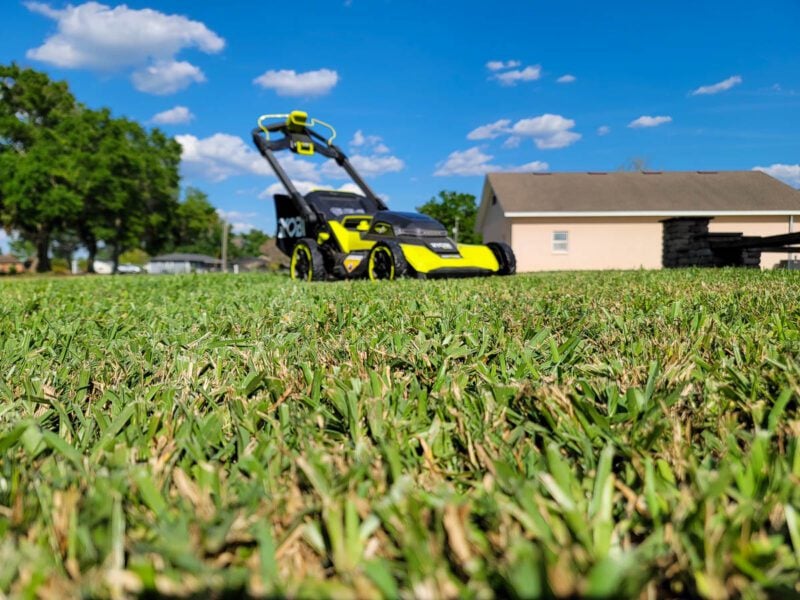 Ryobi 40V 21-Inch Self-Propelled Lawn Mower cut quality