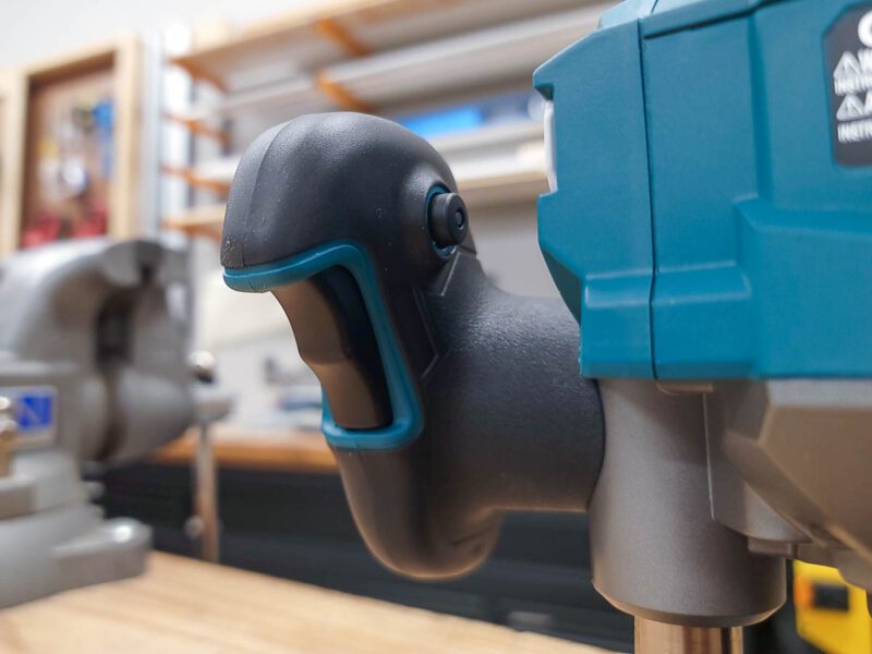 Trigger and lock-on button