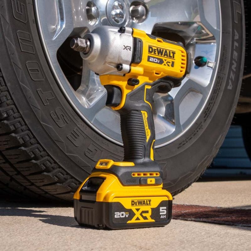 Best Cordless Impact Wrench Overall: DeWalt 20V Max XR Impact Wrench DCF891
