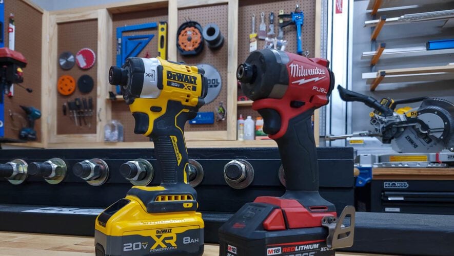 DeWalt vs Milwaukee Impact Driver