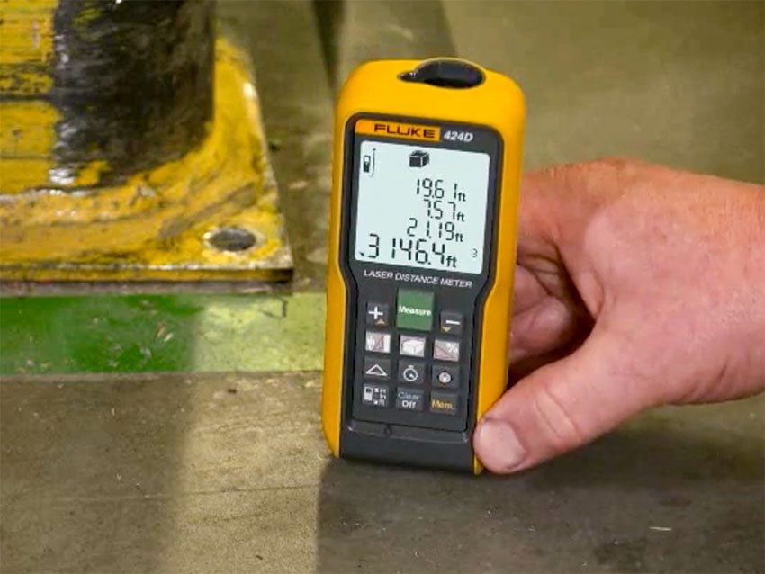 Most Accurate Laser Distance Measure: Fluke 424D