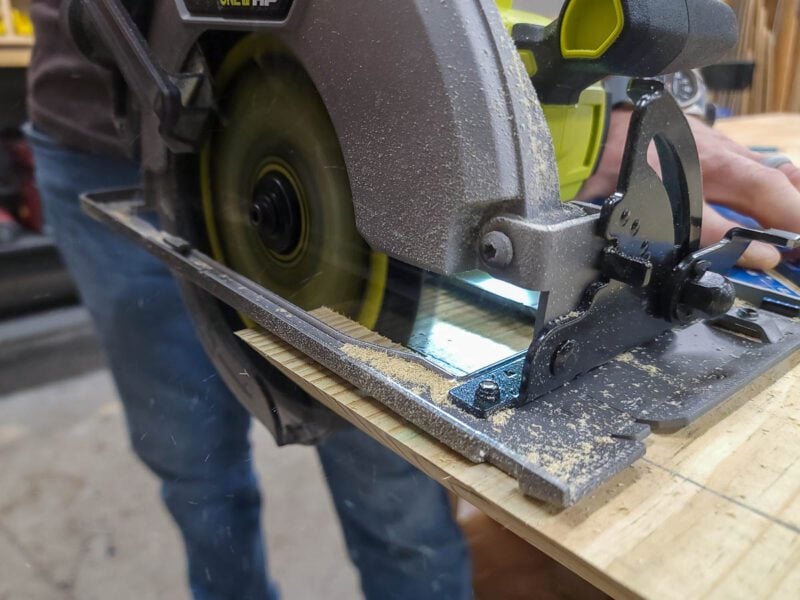 Ryobi 18V Brushless Circular Saw Cutting Power