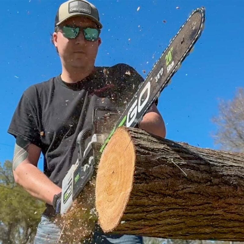 Best Cordless Chainsaw for Home Use: EGO 20-inch Chainsaw