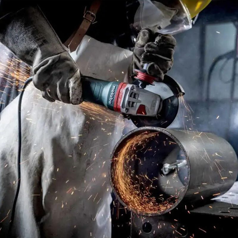 Best 6-inch Angle Grinder: Metabo WEPBA 19-150 Q DS M-Brush