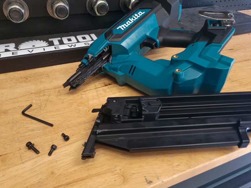 Makita 18V LXT Framing Nailer Jam Clearing