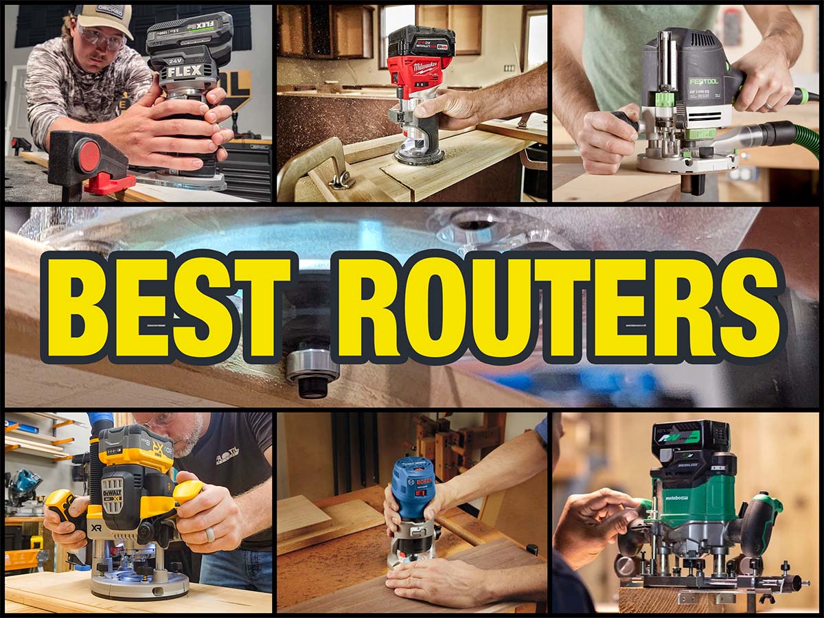 Best Wood Routers for Woodworking and Carpentry
