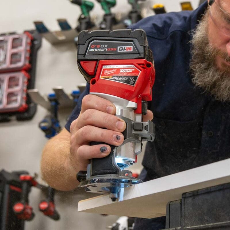Best Cordless Trim Router: Milwaukee M18 Fuel Compact Router 2723