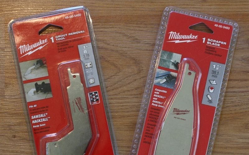 Milwaukee Scraper and Grout Removal Blades Review