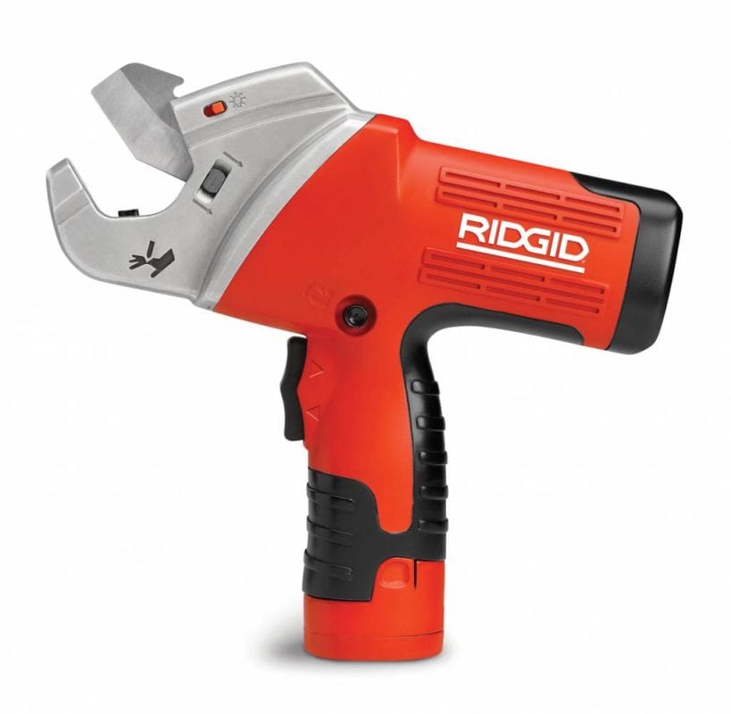 Ridgid Debuts TC-40 Plastic Pipe and Tube Cutter
