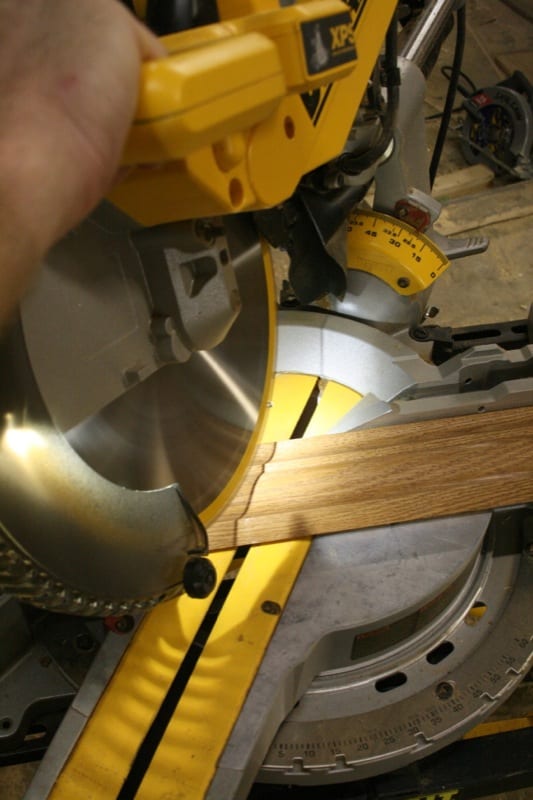 shadow cut line on crown molding